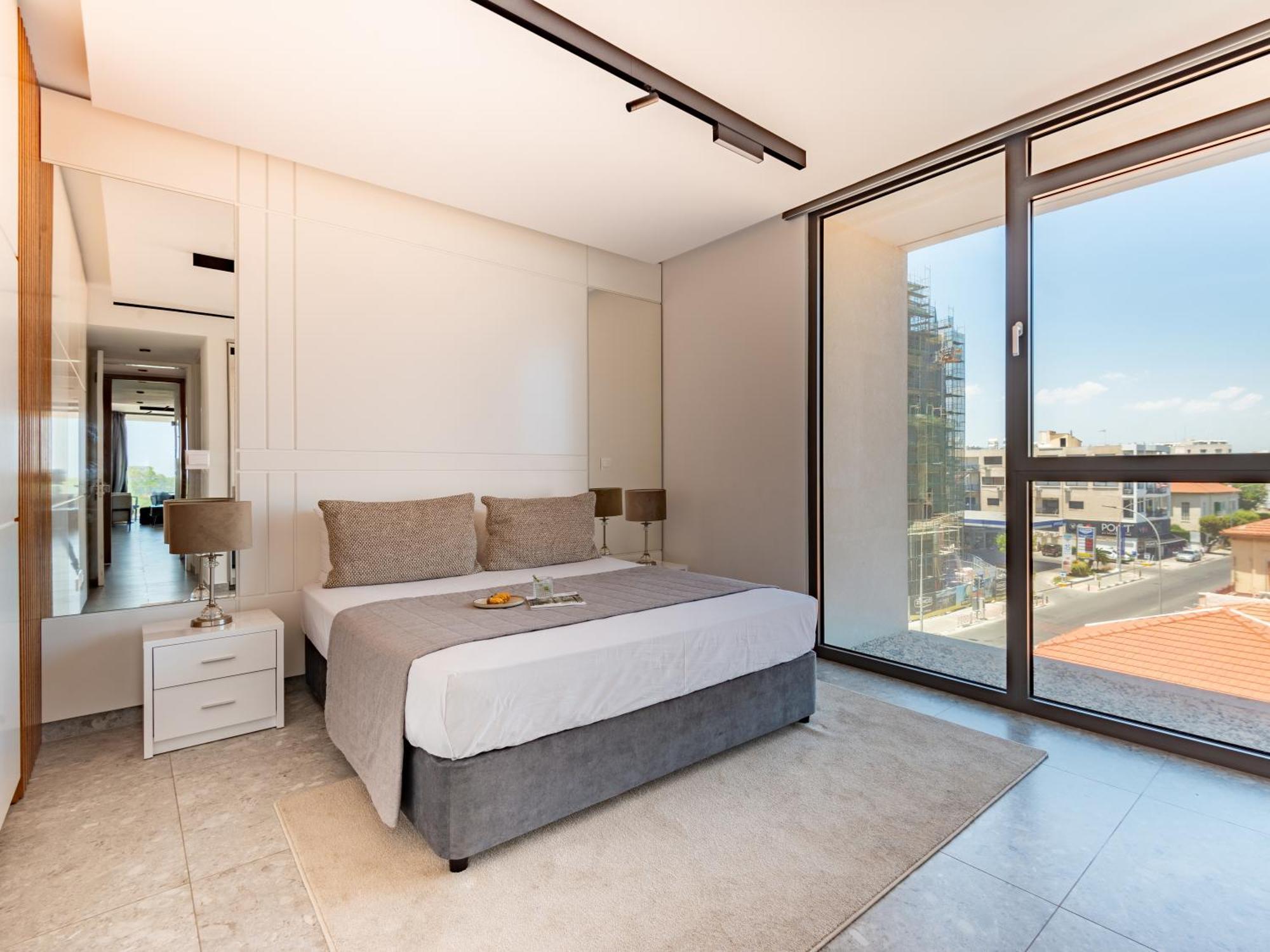 Sanders Gaia - Bright Two-Bedroom Apartment With Sea View Lárnaka Eksteriør bilde